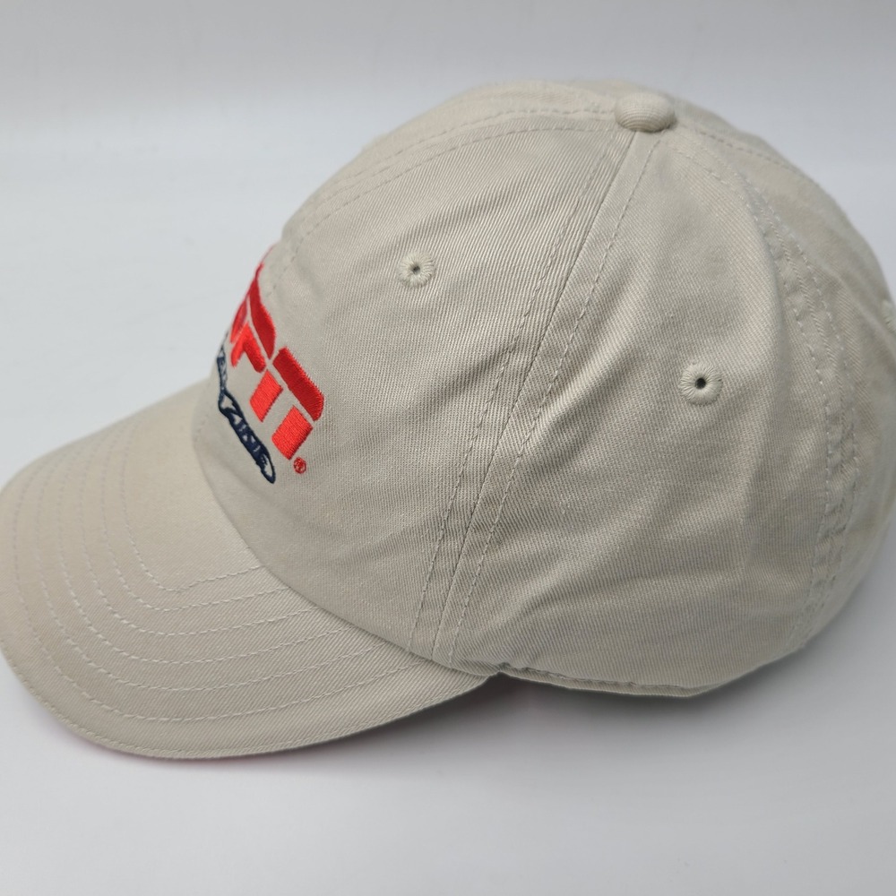 Vintage ESPN Hat Strapback Beige The Magazine Promo Casual Baseball Dad Cap Men - Picture 5 of 12